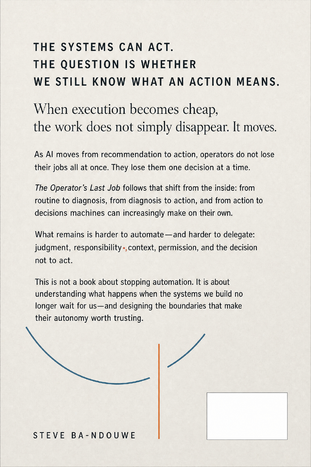 BACK COVER: The Operator’s Last Job